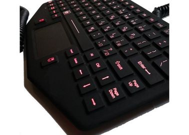 أحمر الخلفية المحمولة لوحة المفاتيح PC مفتاح ساخن للحصول على مكتب المركبات المتنقلة عالية السطوع