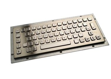 لوحة مفاتيح الكمبيوتر المحمولة USB وعرة المعدنية تركيب 64 العربية مفاتيح / EMC PS2