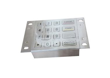 4 × 4 16 مفاتيح البنك الصناعي آلة لوحة المفاتيح مع لوحة معدنية ثقوب جبل