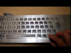 panel mount keyboard with trackball