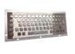 Arab Industrial Usb Keyboard , 64 Stainless Steel Keys Flat Mechanical Keyboard