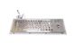 PS2 Bilingual Industrial Pc Keyboard , 66 Keys Usb Keyboard With Trackball