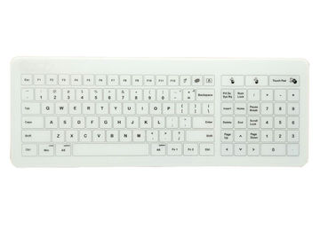 لوحة مفاتيح لاسلكية تعمل باللمس بالسعة الطبية لينة ، ABS ضميمة IP67 لمسة نوع لوحة المفاتيح
