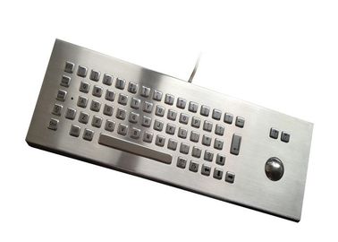 لوحة المفاتيح الميكانيكية المعدنية المنقولة مع كرة التتبع ، لوحة المفاتيح الفولاذ المقاوم للصدأ الغبار واقية