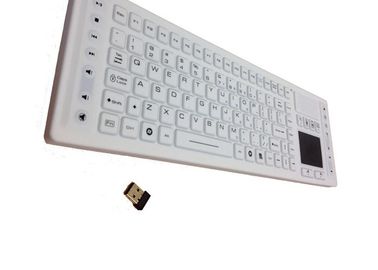 دائم لوحة المفاتيح اللاسلكية اللمس المتعدد ، لوحة مفاتيح الكمبيوتر الصناعية المدمجة