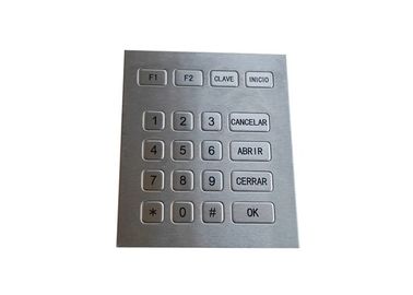 TTL موصل الإسبانية لوحة المفاتيح المعدنية 4 × 5 20 مفاتيح لتركيب السيارات في الهواء الطلق
